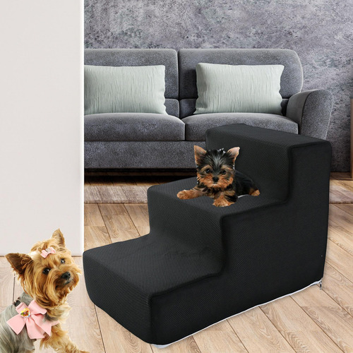 Rampa De Escaleras Para Perros, Escalera Para L 3 Paso Negro