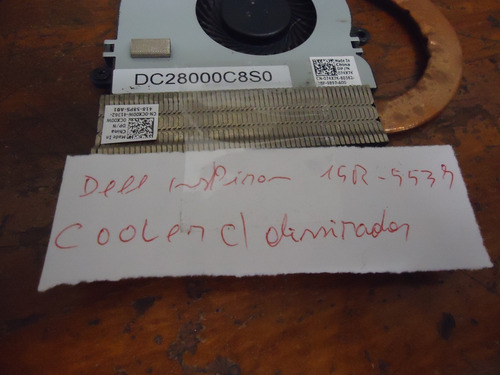 Cooler Do Processador P/ Note Dell Inspiron 15r-5537