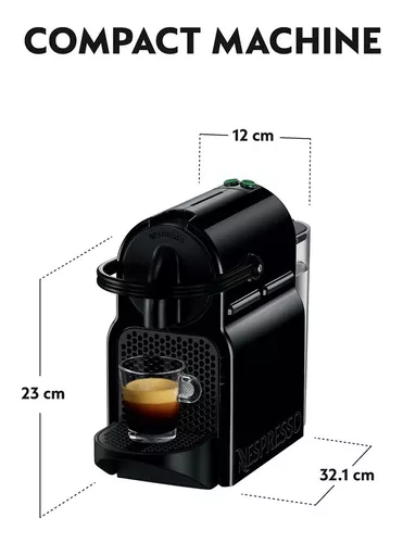 Cafetera Nespresso Inissia Color Negro