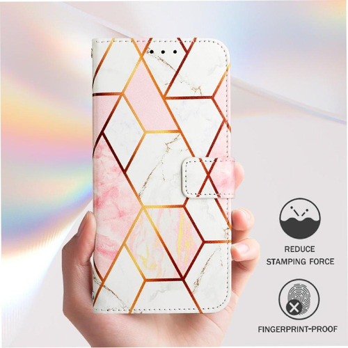 Funda For Cubot A20 Con Función Atril Y Diseño De Mármol De Poliuretano.