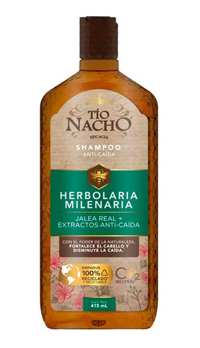 Shampoo Tío Nacho Herbolaria Milenaria 415 Ml