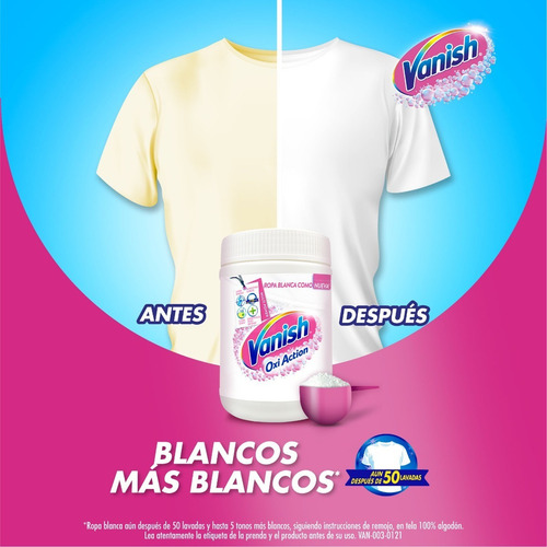 Vanish Quitamanchas Polvo En Pote 450 Gr - Variedades
