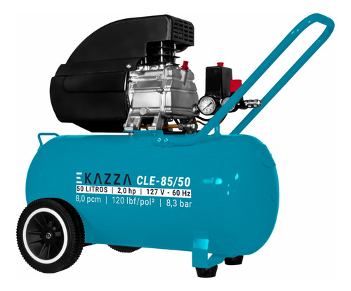Compressor de Ar Ekazza 50 litros CLE-85/50 220V 60Hz azul