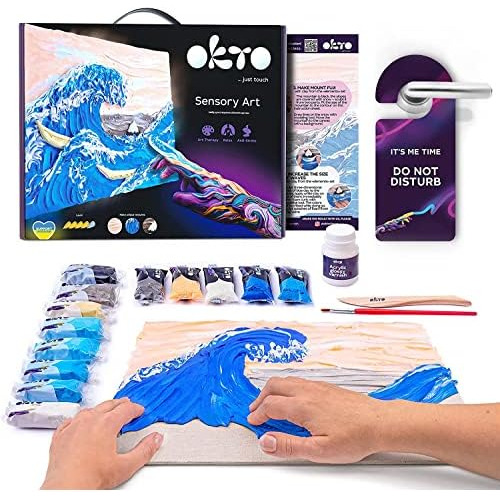 Kit De Arte  Gran Ola Kanagawa  Artes Y Manualidades Pi...