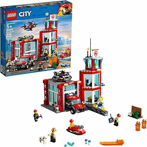 La Estacion De Bomberos De La Ciudad De Lego 60215 Conjunto