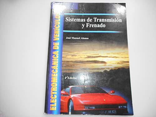 Libro Sistemas De Transmision Y Frenado De José Manuel Alons