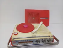 Comprar 7k Pequeño Tocadiscos Funcionando Vintage Portatil Japones