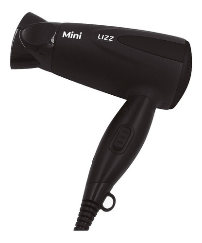 Secador de cabelo Lizz Mini JF1002 preto 110V/220V