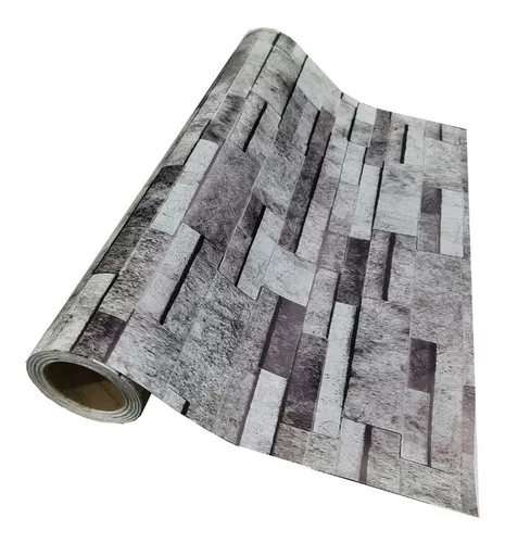 70cm X 5mt Papel tapiz VINTAGE GRIS Vinilo Adhesivo cocina