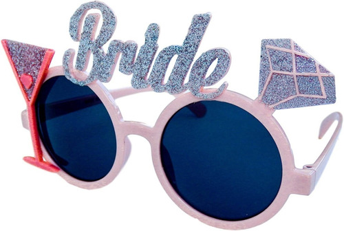 Lentes Para Despedida De Soltera Novia Bride Copita Diamante