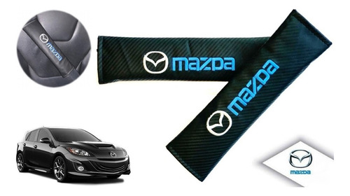 Par Almohadillas Cubre Cinturon Mazda 3 Hb Turbo 2013