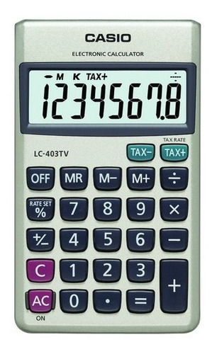 Calculadora Casio Bolsillo Lc-403 Flaber