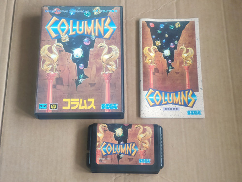 Columns 1 Completo 100% Original Sega Mega Drive #04