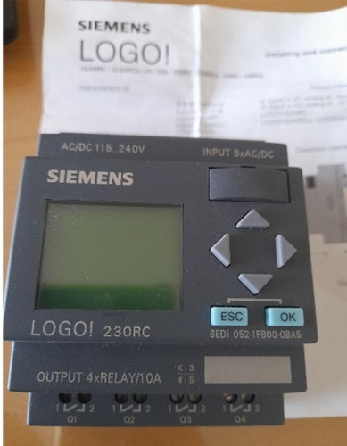 Imagen 1 de 3 de Plc Siemens Logo 230 Rc