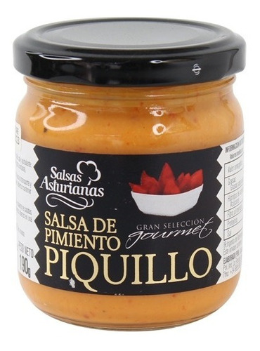 Salsa De Pimiento Piquillo España 190g Salsas Asturianas