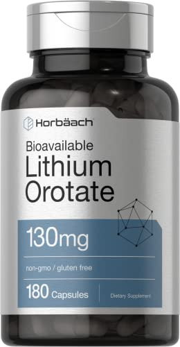 Orotato De Litio 130mg 180 Cap Horbaach