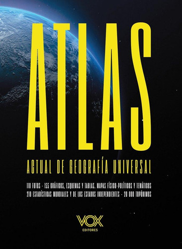 Libro: Atlas Actual De Geografia Universal Vox. Aa.vv.. Vox