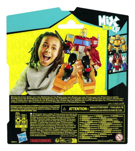 Figura De Acción F9734 Mixmashers Bumblebee Transformers
