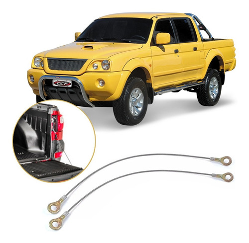 Imagem 1 de 2 de Par Cabo Limitador Tampa Traseira L200 Sport/outdoor 2004/..