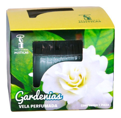 Veladora Gardenia Perfumada Roma Verde Por Pieza 