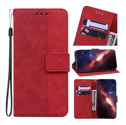 Carcasa Abatible For Infinix Hot 50 5g Cartera Geométrica