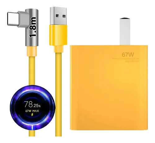Cargador Turbo 67w Super Rápido Tipo C para Xiaomi 12 13 14 Xiaom...
