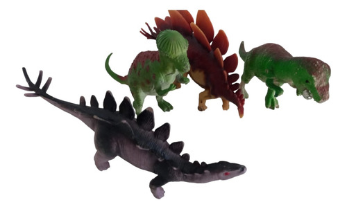Dinosaurios Set X 4 Unidades Medida 15cm Juguete Usados