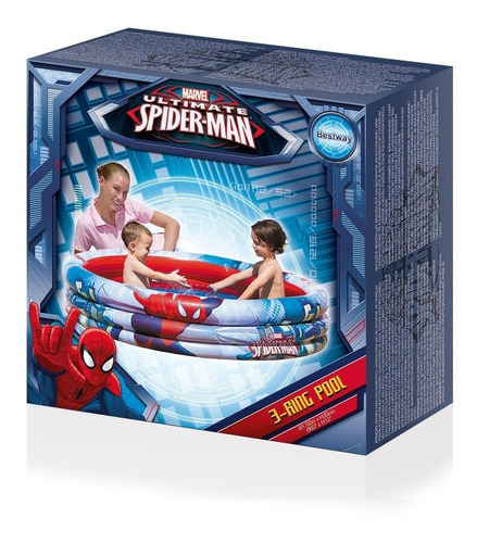 Pileta Inflable 3 Anillos Spiderman De Bestway En Magimundo!