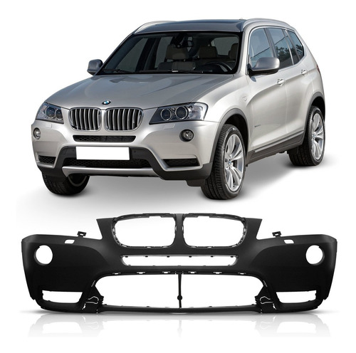 Parachoque Dianteiro Bmw X3 11 12 13 2014 2015 2016 Com Furo