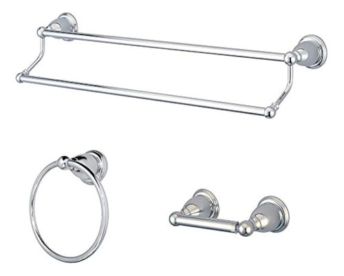 Juego De Accesorios De Baño Kingston Latón Bak175348c Herita