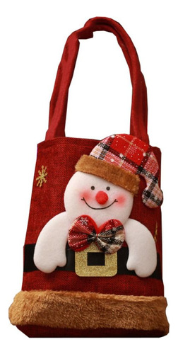 Bolsa De Caramelos Papá Noel, Bolso Navideño, Muñeco De Niev