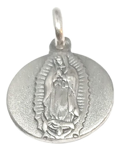 Medalla Virgen De Guadalupe 14mm Grabado Sin Cargo Chiarezza