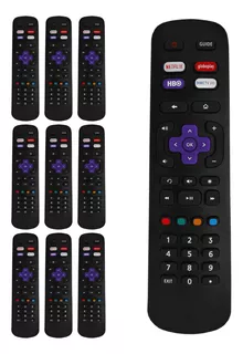 Kit 10 Controle Remoto Para Tv Semp Tcl Toshiba Roku Smart