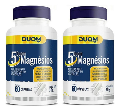Magnesio Total 5 Duom (120 Cápsulas) Envío Gratis!! 