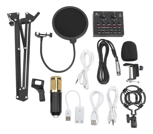 Kits De Micrófonos Stand Bm800 Condenser Studio Recording