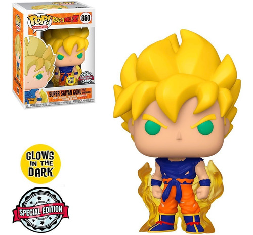 Funko Pop Dragon Ball Z Super Saiyan Goku Gitd Special