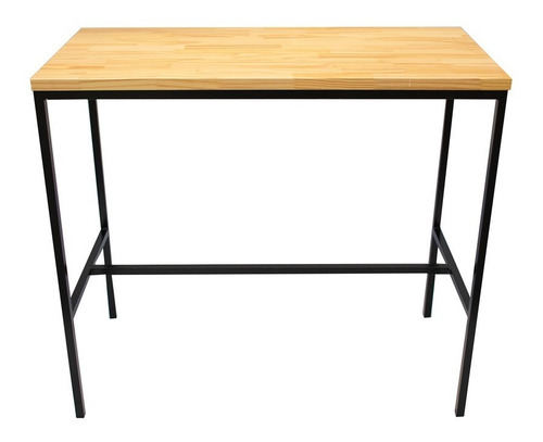 Imagen 2 de 3 de Mesa Exterior Madera Y Hierro