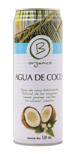 Agua De Coco Natural 520ml B Organics