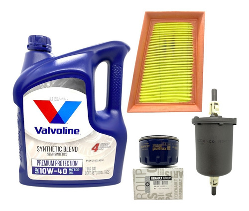 Kit Service Aceite Y 3 Filtros Renault Sandero Logan 1.6 16v