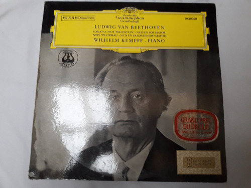 Beethoven Kempff 8 - Sonatas Pastoral Waldstein - Lp / Kktus