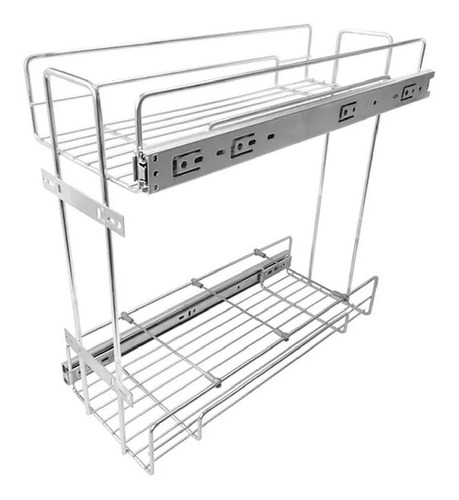 Porta Oleo Latas Deslizante 200 Duplo Inox - 3367 Jomer