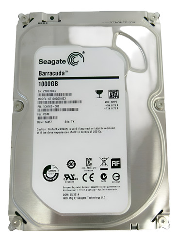 Disco Duro Interno Seagate Barracuda 1tb Sata 3.5