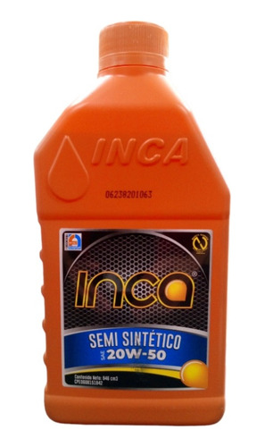 Aceite Inca 20w50 Semisintético 1l