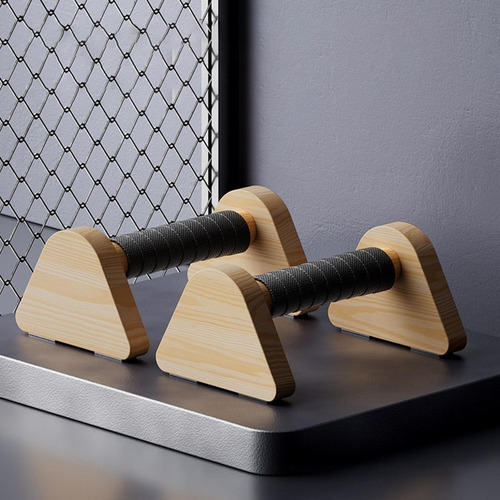 2 Piezas Push Up Bar Parallettes Barra De Barra Resistente
