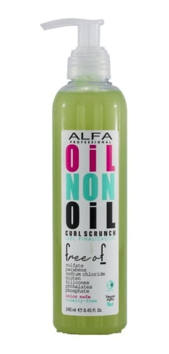 Gel-finalizador Alfa Free Of -curl Scrunch-oil Non Oil