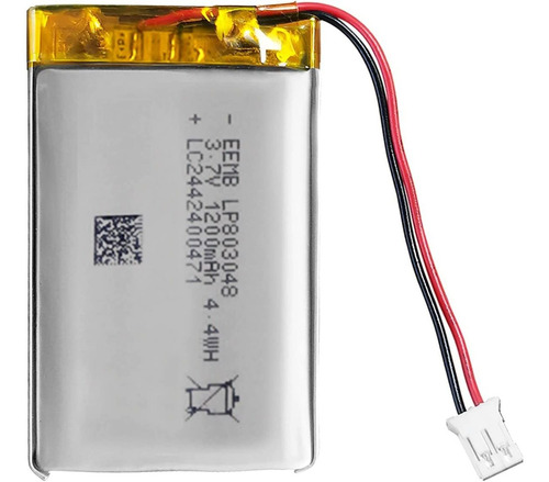 Bateria De Polimero De Litio Eemb 3.7v 1200mah 803048 Jst