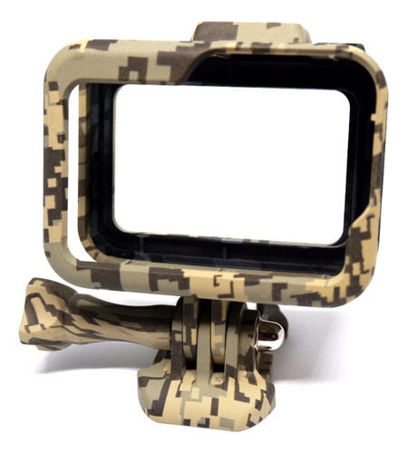 Suporte Armação Moldura Frame Camuflado Cinza Gopro Hero 8