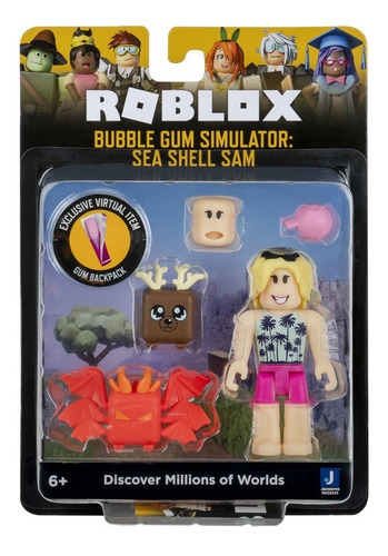 Muñeco Roblox Bubble Gum Simulator Sea Shell Sam