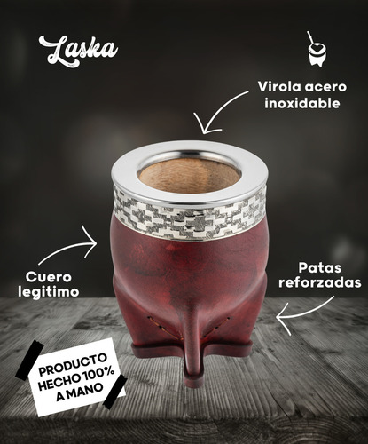 Mate Imperial Calabaza Personalizado Escudo Futbol Color Bordó Independiente