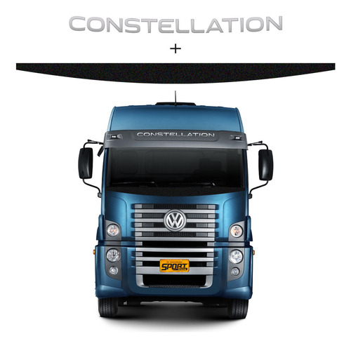 Adesivo Quebra Sol Constellation Vw + Faixa Grade 2020 2021/